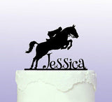 Personalised Showjumping Horse Cake Topper