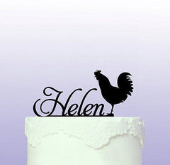 Personalised Chicken Cake Topper