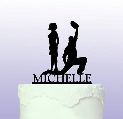 Personalised Modern Dance Acrylic Cake Topper
