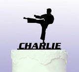 Personalised Karate - Martial Arts Cake Topper