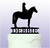 Personalised Pony Riding Cake Topper