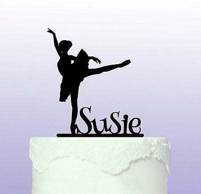 Personalised Ballet - Ballerina -  Acrylic Cake Topper