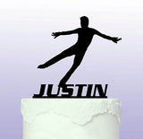 Personalised Ice Skater Acrylic Cake Topper