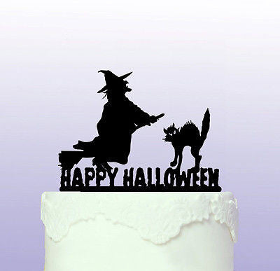 Witch Cake Topper that can be personalised - Halloween