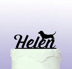 Dachshund Personalised Cake Topper