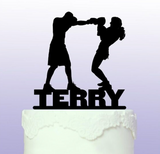 Personalised Boxing Cake Topper