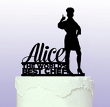 Personalised Female Chef - Cook Cake Topper
