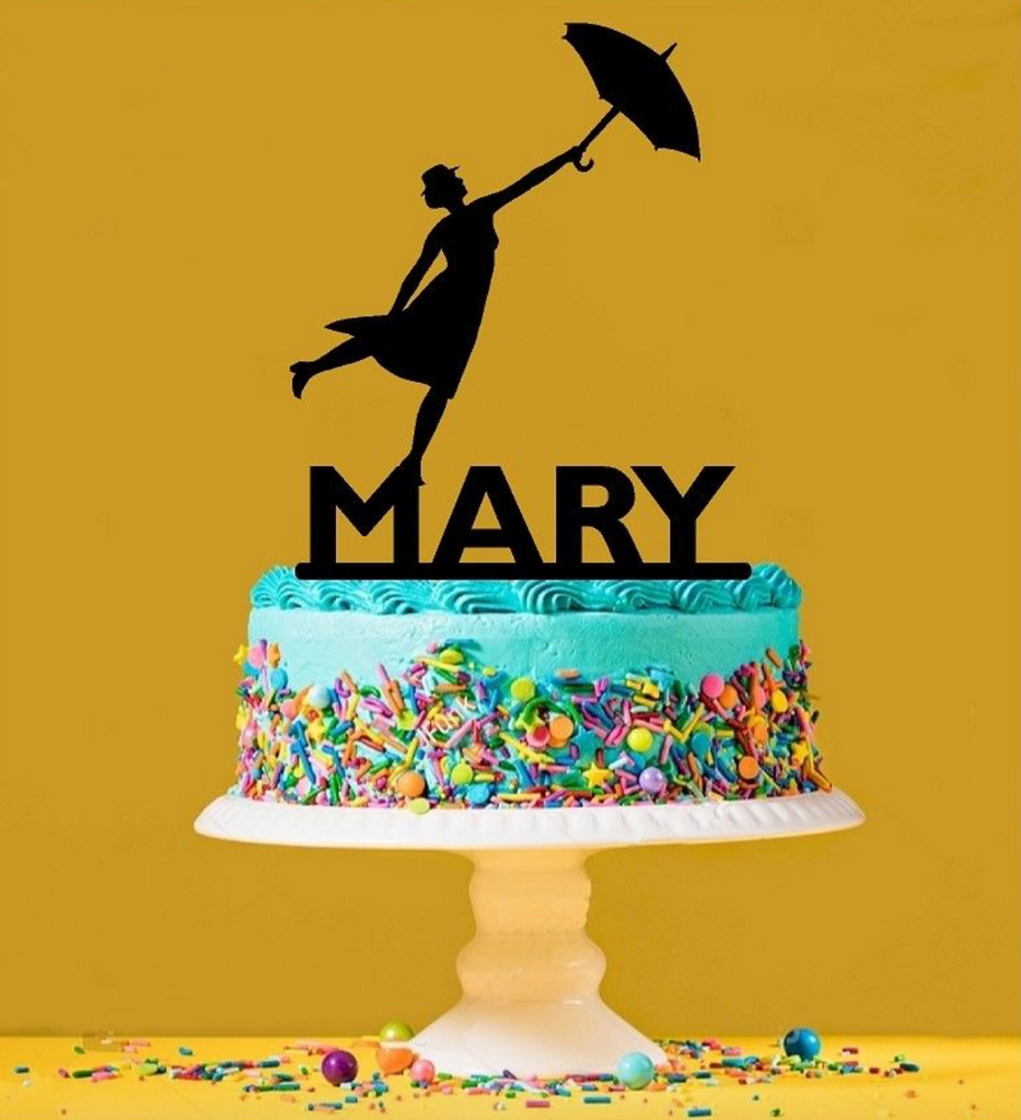 Personalised Mary Poppins Cake Topper