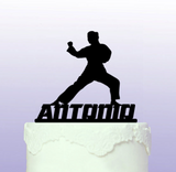 Personalised Martial Arts Cake Topper