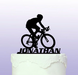 Personalised Road Bike Cake Topper